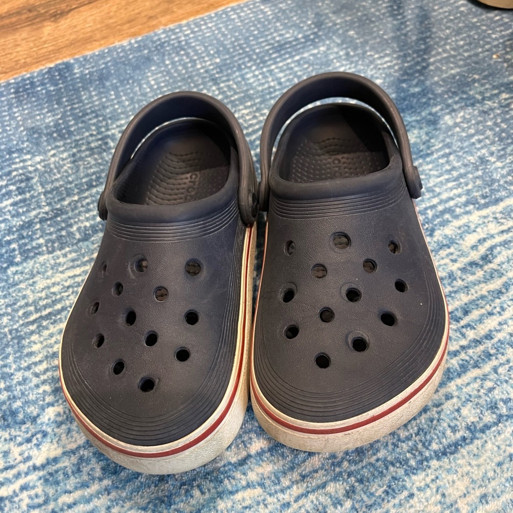 CROCS Kids Navy Blue Clogs